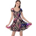 Aztec Flower Galaxy Cap Sleeve Dress View1