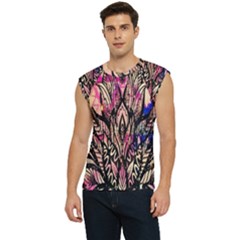 Aztec Flower Galaxy Men s Raglan Cap Sleeve T-shirt by nateshop