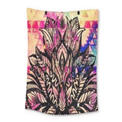 Aztec Flower Galaxy Small Tapestry