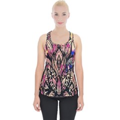 Aztec Flower Galaxy Piece Up Tank Top