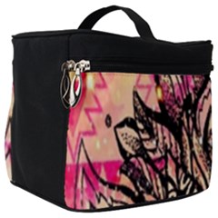 Aztec Flower Galaxy Make Up Travel Bag (big) by nateshop