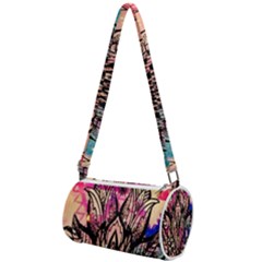 Aztec Flower Galaxy Mini Cylinder Bag by nateshop