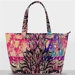 Aztec Flower Galaxy Back Pocket Shoulder Bag  by nateshop