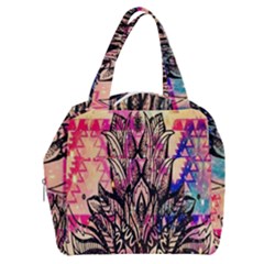 Aztec Flower Galaxy Boxy Hand Bag by nateshop