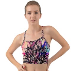 Aztec Flower Galaxy Mini Tank Bikini Top by nateshop