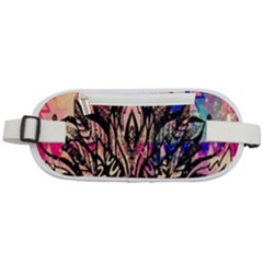 Aztec Flower Galaxy Rounded Waist Pouch by nateshop