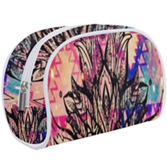 Aztec Flower Galaxy Make Up Case (large) by nateshop