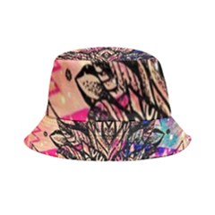 Aztec Flower Galaxy Inside Out Bucket Hat by nateshop