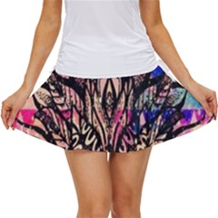 Aztec Flower Galaxy Women s Skort by nateshop