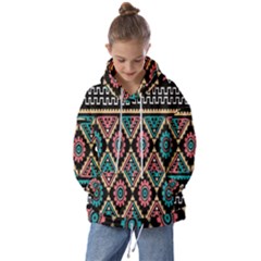 Aztec Wallpaper Kids  Oversized Hoodie