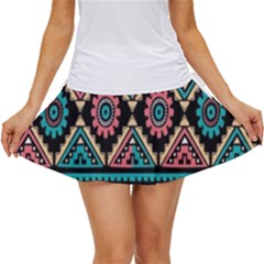 Aztec Wallpaper Women s Skort by nateshop