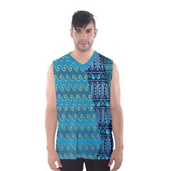 Aztec, Batik Men s Basketball Tank Top by nateshop