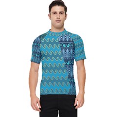 Aztec, Batik Men s Short Sleeve Rash Guard by nateshop