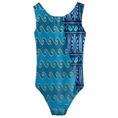 Aztec, Batik Kids  Cut-out Back One Piece Swimsuit by nateshop