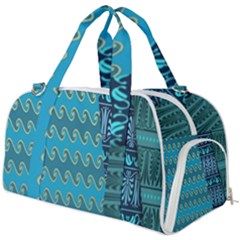 Aztec, Batik Burner Gym Duffel Bag by nateshop