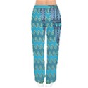 Aztec, Batik Women Velvet Drawstring Pants View2