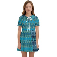 Aztec, Batik Kids  Sweet Collar Dress by nateshop