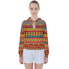 Aztec Women s Tie Up Sweat by nateshop