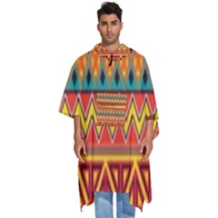 Aztec Men s Hooded Rain Ponchos