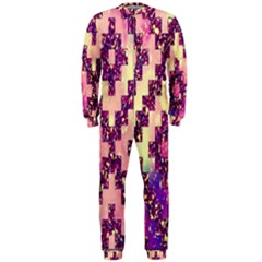 Cute Glitter Aztec Design Onepiece Jumpsuit (men) by nateshop