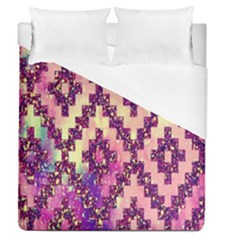 Cute Glitter Aztec Design Duvet Cover (queen Size)