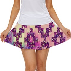 Cute Glitter Aztec Design Women s Skort by nateshop