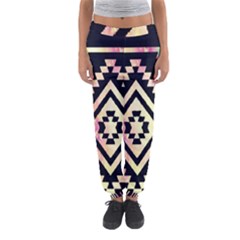 Cute Neon Aztec Galaxy Women s Jogger Sweatpants by nateshop