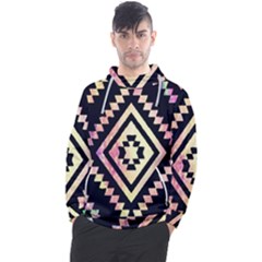 Cute Neon Aztec Galaxy Men s Pullover Hoodie by nateshop