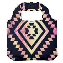 Cute Neon Aztec Galaxy Premium Foldable Grocery Recycle Bag by nateshop