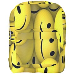 Emoji, Colour, Faces, Smile, Wallpaper Full Print Backpack by nateshop