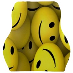 Emoji, Colour, Faces, Smile, Wallpaper Car Seat Velour Cushion  by nateshop