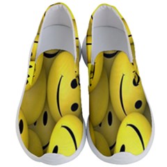 Emoji, Colour, Faces, Smile, Wallpaper Men s Lightweight Slip Ons by nateshop