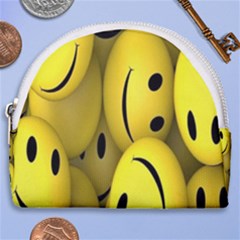 Emoji, Colour, Faces, Smile, Wallpaper Horseshoe Style Canvas Pouch by nateshop