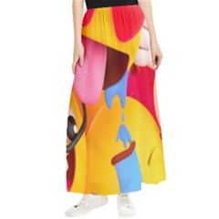 Emojis, Emoji, Hd Phone Wallpaper Maxi Chiffon Skirt