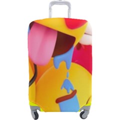 Emojis, Emoji, Hd Phone Wallpaper Luggage Cover (large) by nateshop