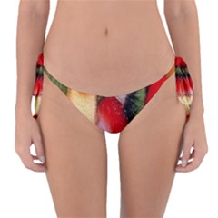 Fruits, Food, Green, Red, Strawberry, Yellow Reversible Bikini Bottoms by nateshop