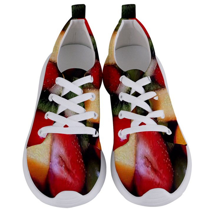 Fruits, Food, Green, Red, Strawberry, Yellow Women s Lightweight Sports Shoes