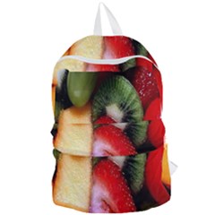 Fruits, Food, Green, Red, Strawberry, Yellow Foldable Lightweight Backpack by nateshop