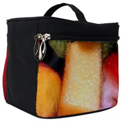 Fruits, Food, Green, Red, Strawberry, Yellow Make Up Travel Bag (big) by nateshop