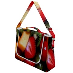 Fruits, Food, Green, Red, Strawberry, Yellow Box Up Messenger Bag by nateshop