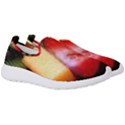 Fruits, Food, Green, Red, Strawberry, Yellow Men s Slip On Sneakers View3