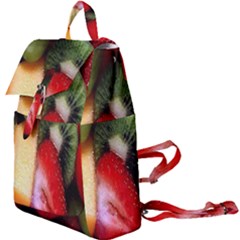 Fruits, Food, Green, Red, Strawberry, Yellow Buckle Everyday Backpack by nateshop