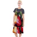 Fruits, Food, Green, Red, Strawberry, Yellow Camis Fishtail Dress View1