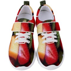 Fruits, Food, Green, Red, Strawberry, Yellow Women s Velcro Strap Shoes by nateshop