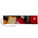 Fruits, Food, Green, Red, Strawberry, Yellow Roll Up Canvas Pencil Holder (L) View1