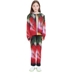 Fruits, Food, Green, Red, Strawberry, Yellow Kids  Tracksuit by nateshop