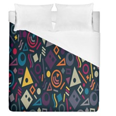 Inspired By The Colours And Shapes Duvet Cover (queen Size)