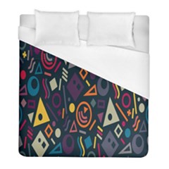 Inspired By The Colours And Shapes Duvet Cover (full/ Double Size) by nateshop