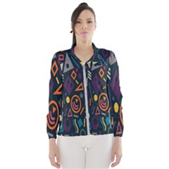 Inspired By The Colours And Shapes Women s Windbreaker by nateshop