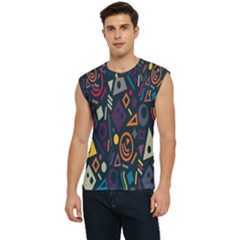 Inspired By The Colours And Shapes Men s Raglan Cap Sleeve T-shirt by nateshop